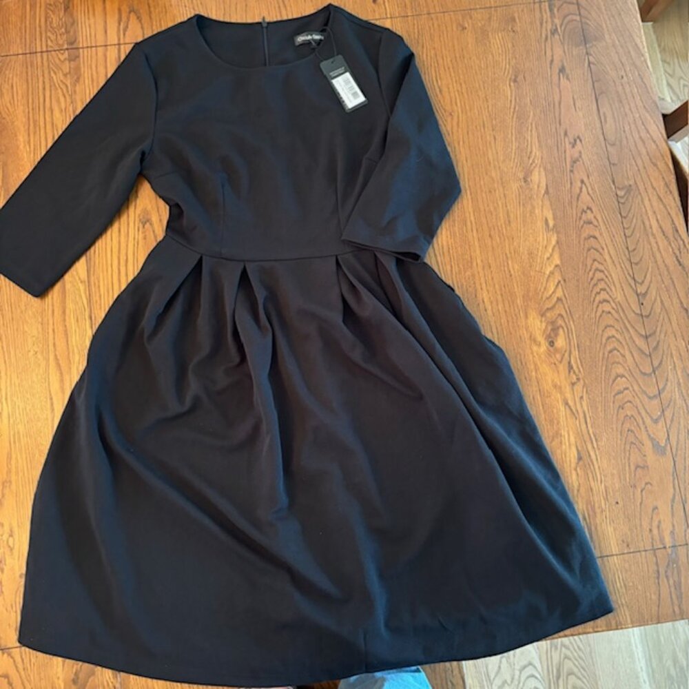 Women's Black Dress Size Medium Oxiuly Fashion New